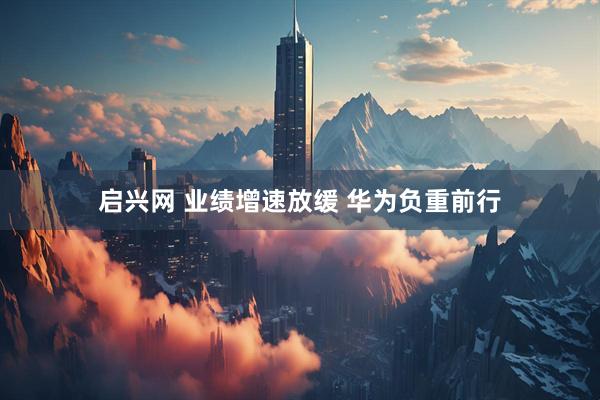启兴网 业绩增速放缓 华为负重前行